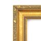 Petite Bevel Wood Wall Mirror, Colonial Embossed Gold Frame